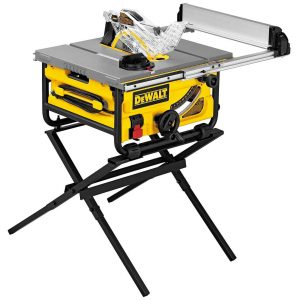 DEWALT DW745S Compact Job Site Table Saw with Folding Stand 1